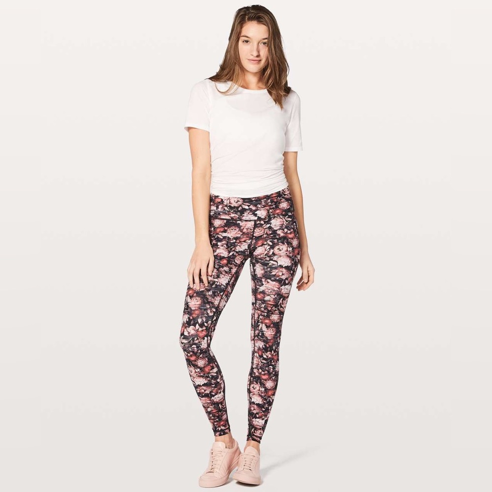 Lululemon Athletica Wunder Under Hi-Rise Tight *Nulux in Peony Multi Size 6 EUC - Picture 3 of 11